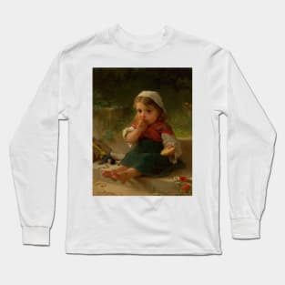 Portrait of a Child by Emile Munier Long Sleeve T-Shirt